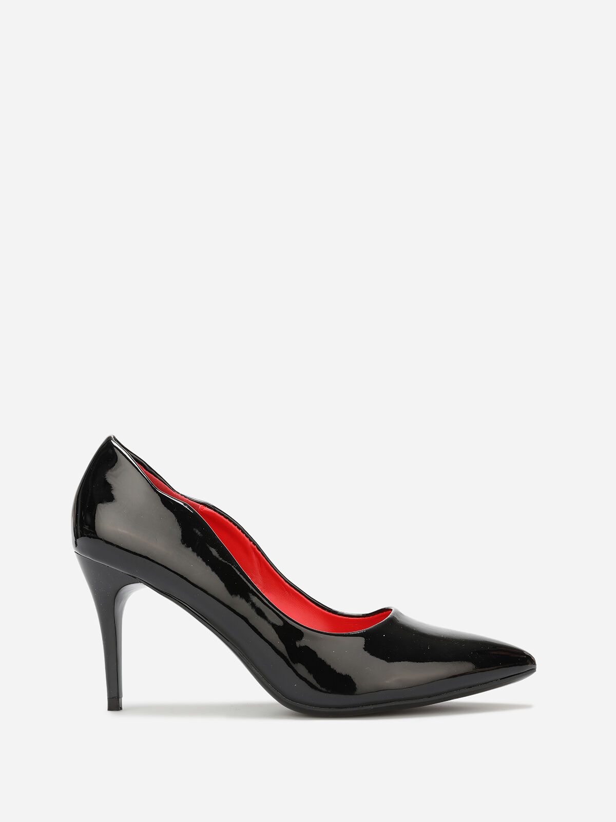 Escarpins pointus vernis- Noir