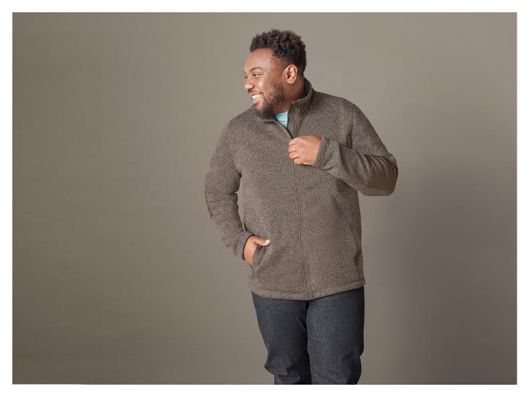 Heren fleecevest - Plus size