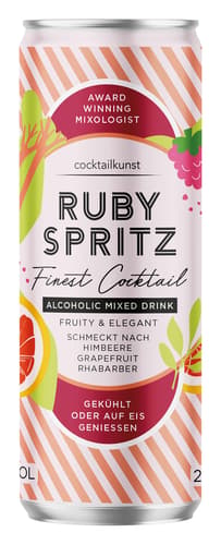 Cocktailkunst Ruby Spritz Dose (EINWEG)