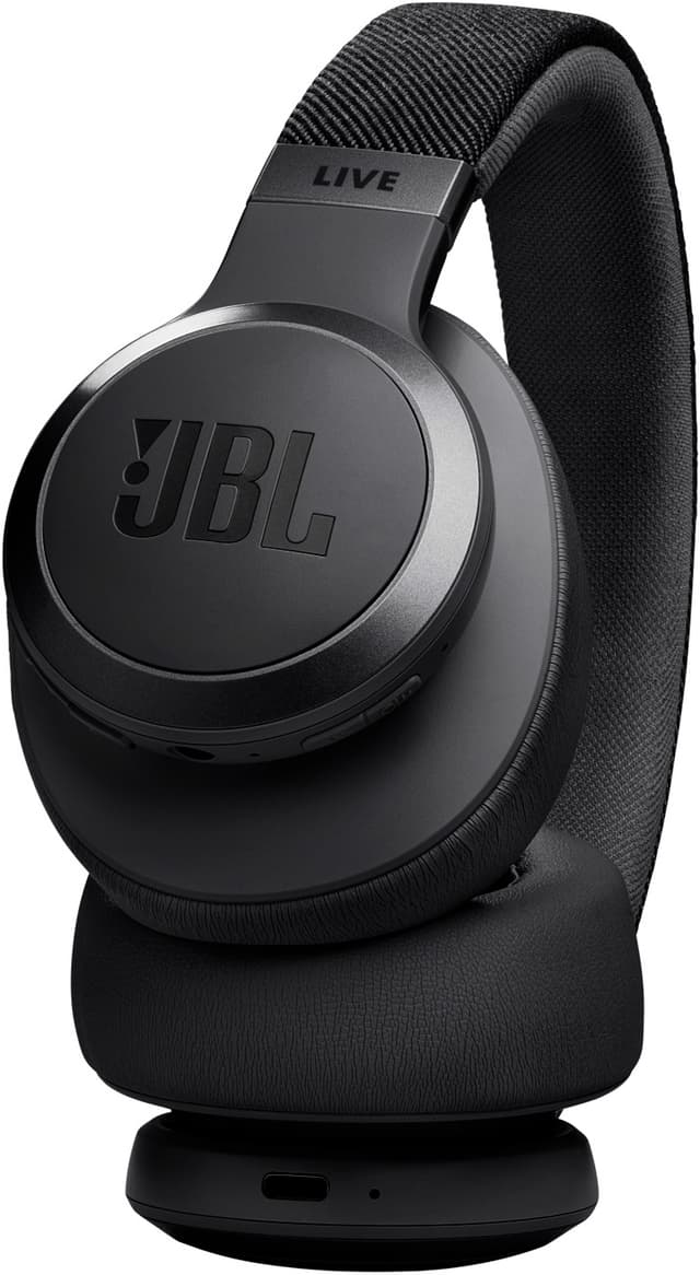 JBL Live 770NC trådløse around-ear høretelefoner (sort)