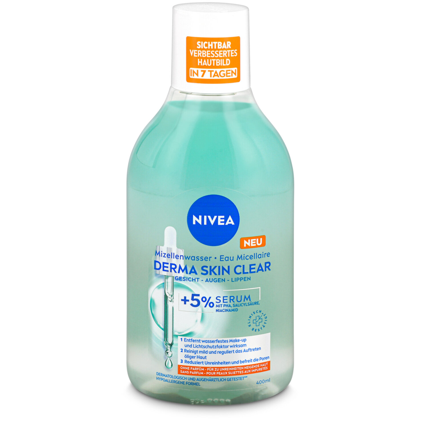 Nivea Derma Skin Clear Serum Mizellenwasser