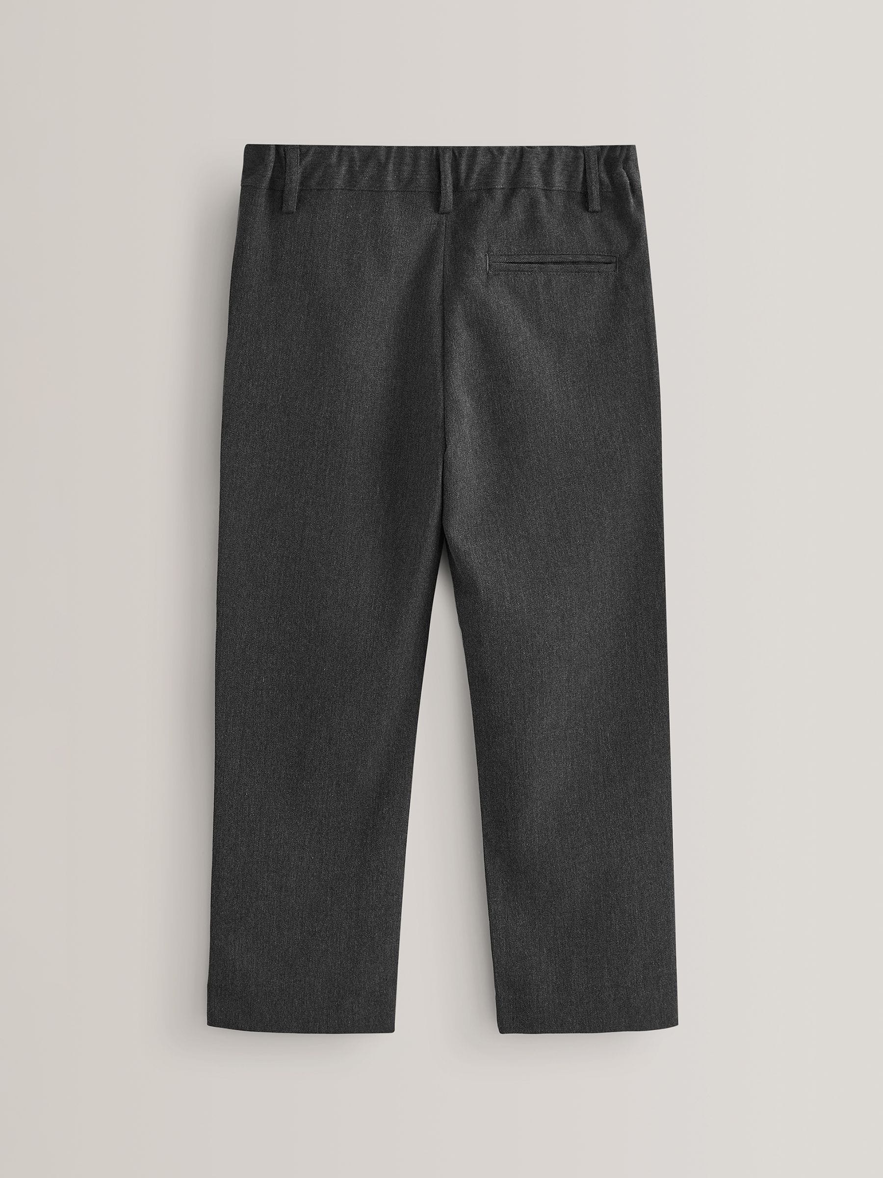 Grijs - Schoolbroek met rechte pijpen (3-17jaar)