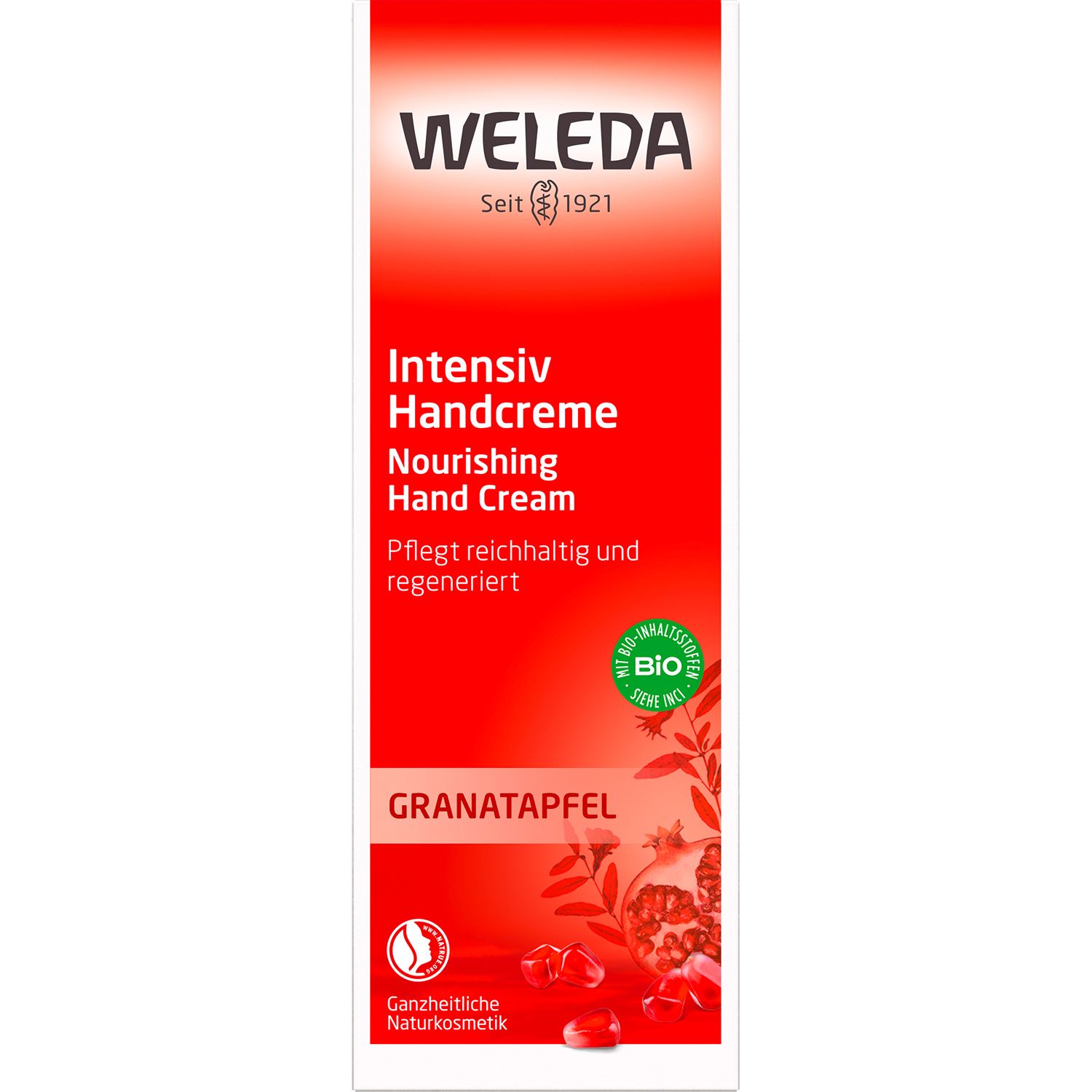 Weleda Intensiv Handcreme Granatapfel - wirkt antioxidativ, beugt Pigmentflecken vor