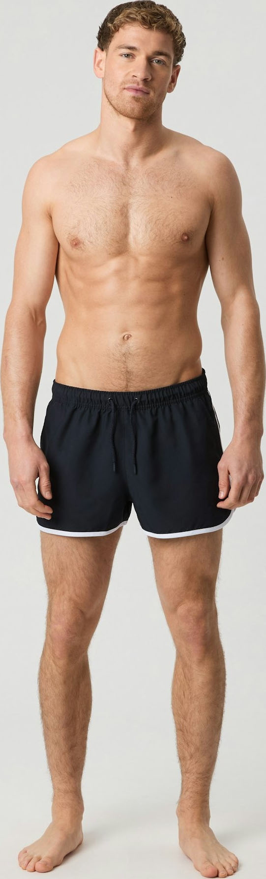 Borg Retro Swim Shorts Herre NA002/Night Sky