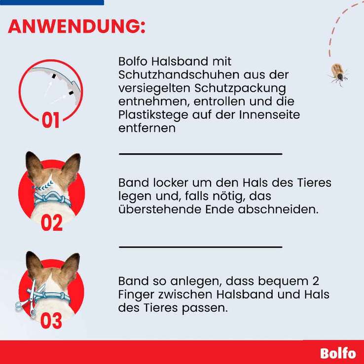 Bolfo Flohschutzband für große Hunde, 1 St