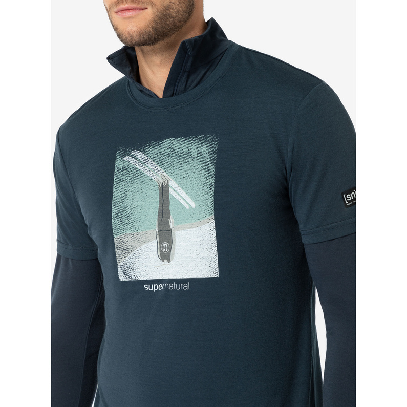 Super.Natural Herren Header T-Shirt