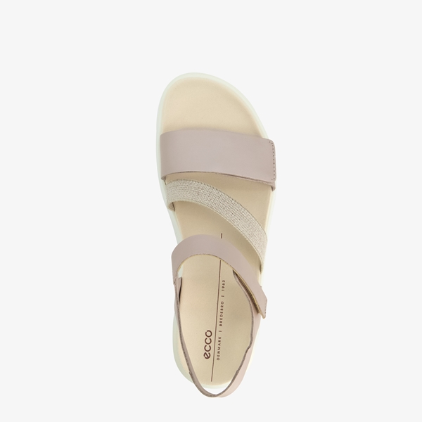 ECCO Flowt leren dames sandalen roze