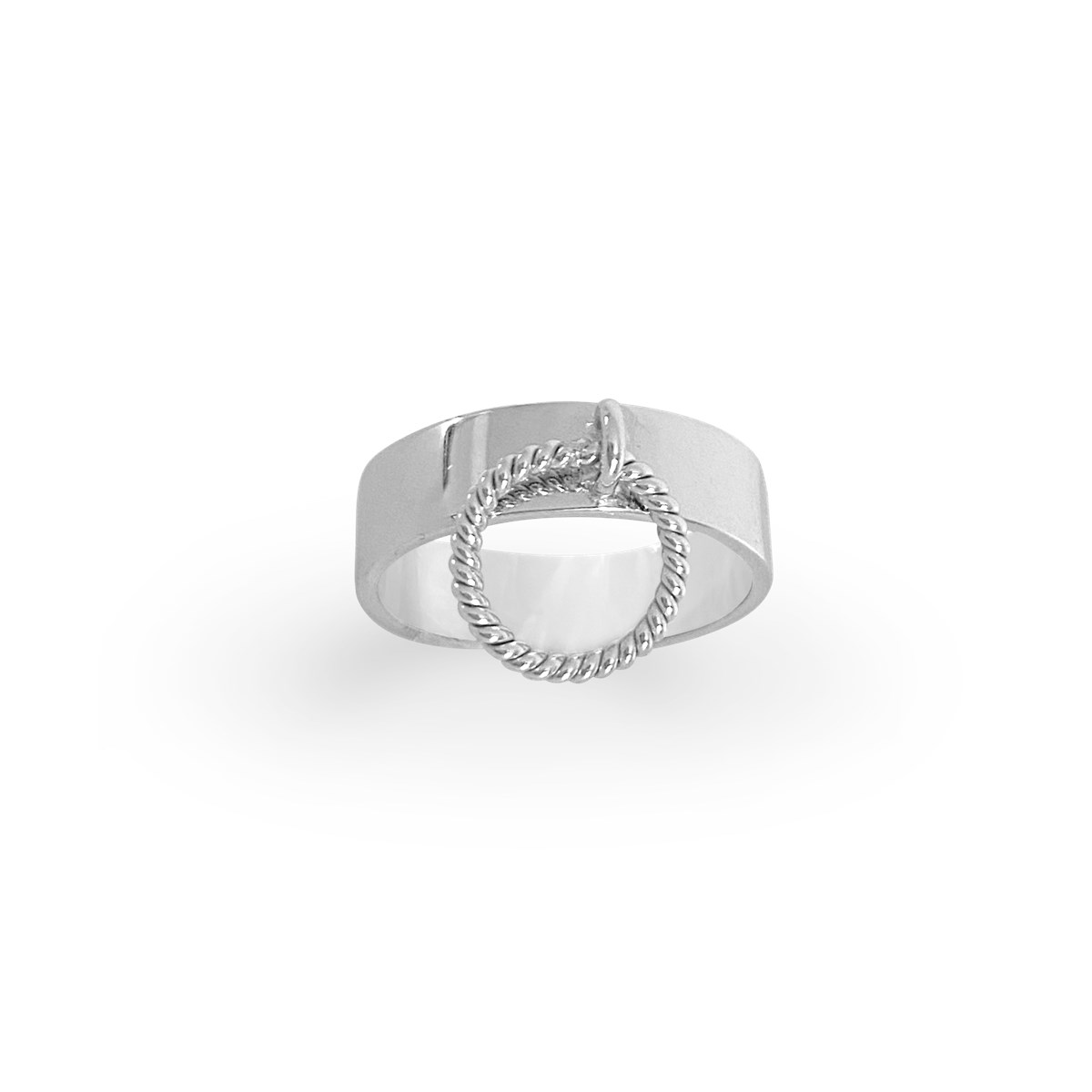 Bague en argent 925 rhodié