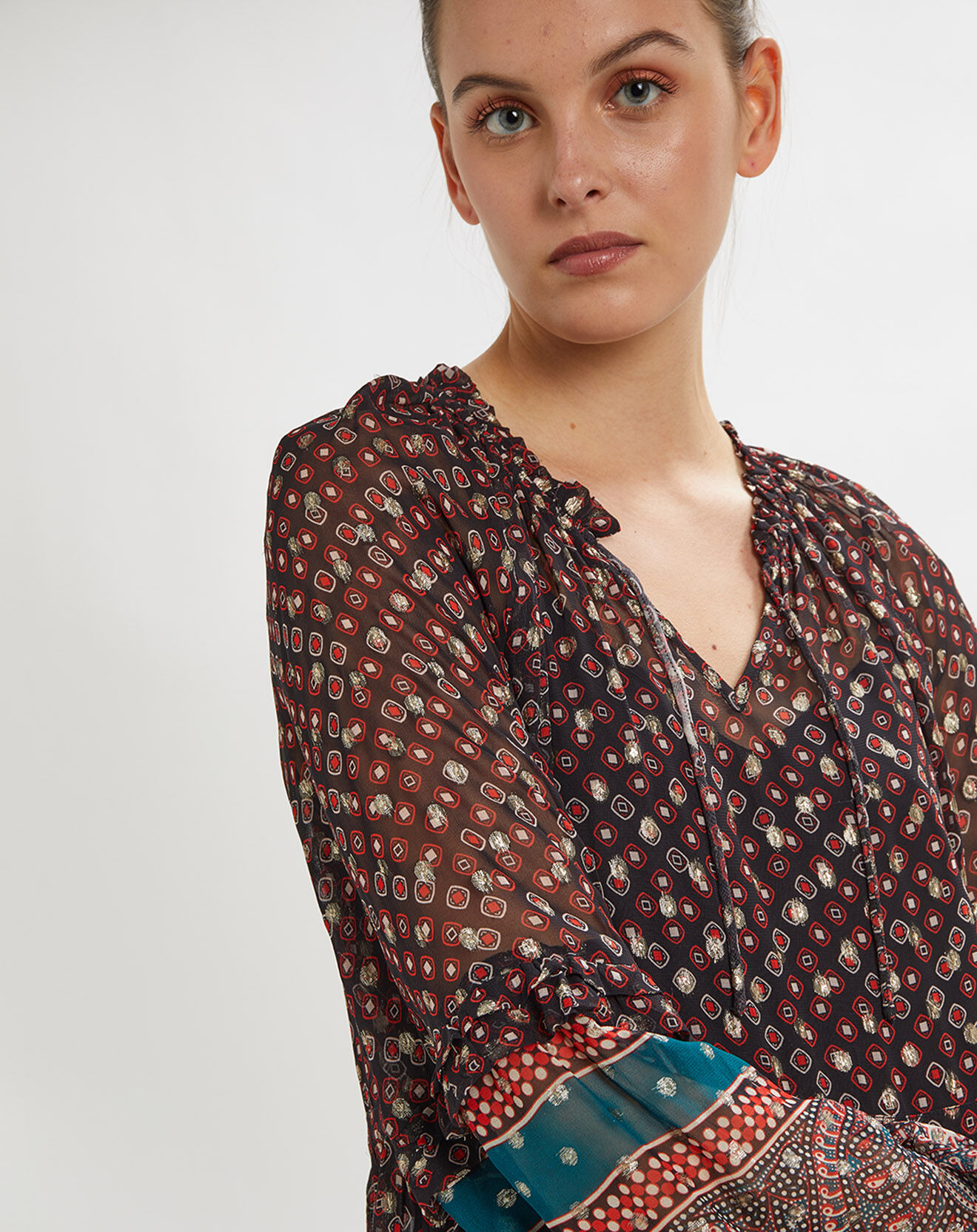 Stella Forest Robe longue Inès rouge
