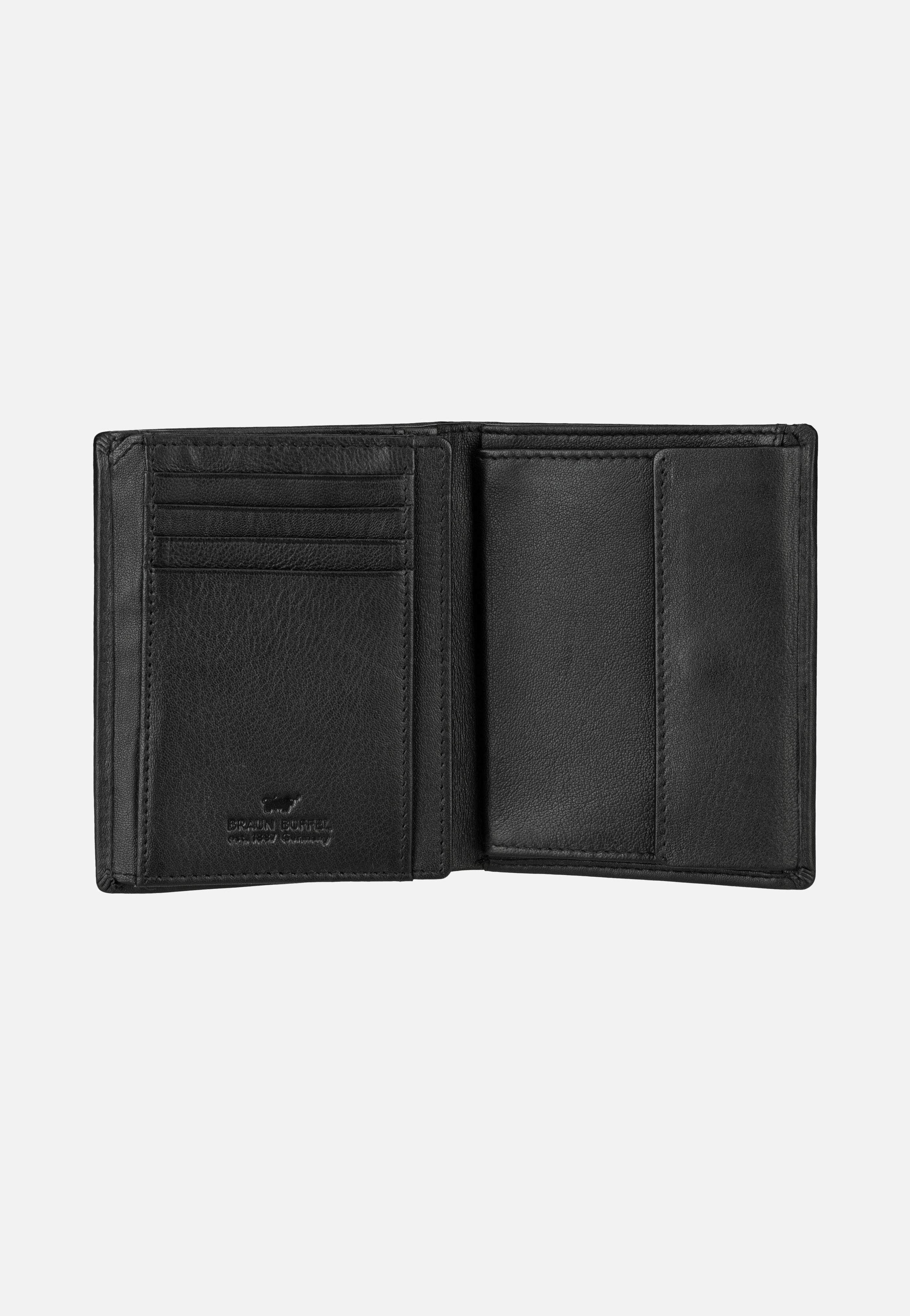 Hannes H North Coin Wallet 8Cs Schwarz - Portemonnaie