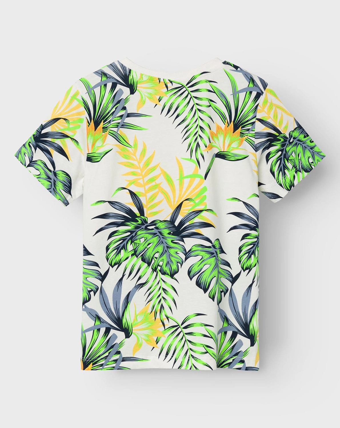 T-Shirt NKMFLANKO LEAVES in jet stream
