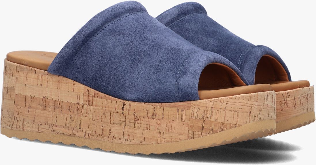 VIA VAI blauwe via vai slippers sissel ryde