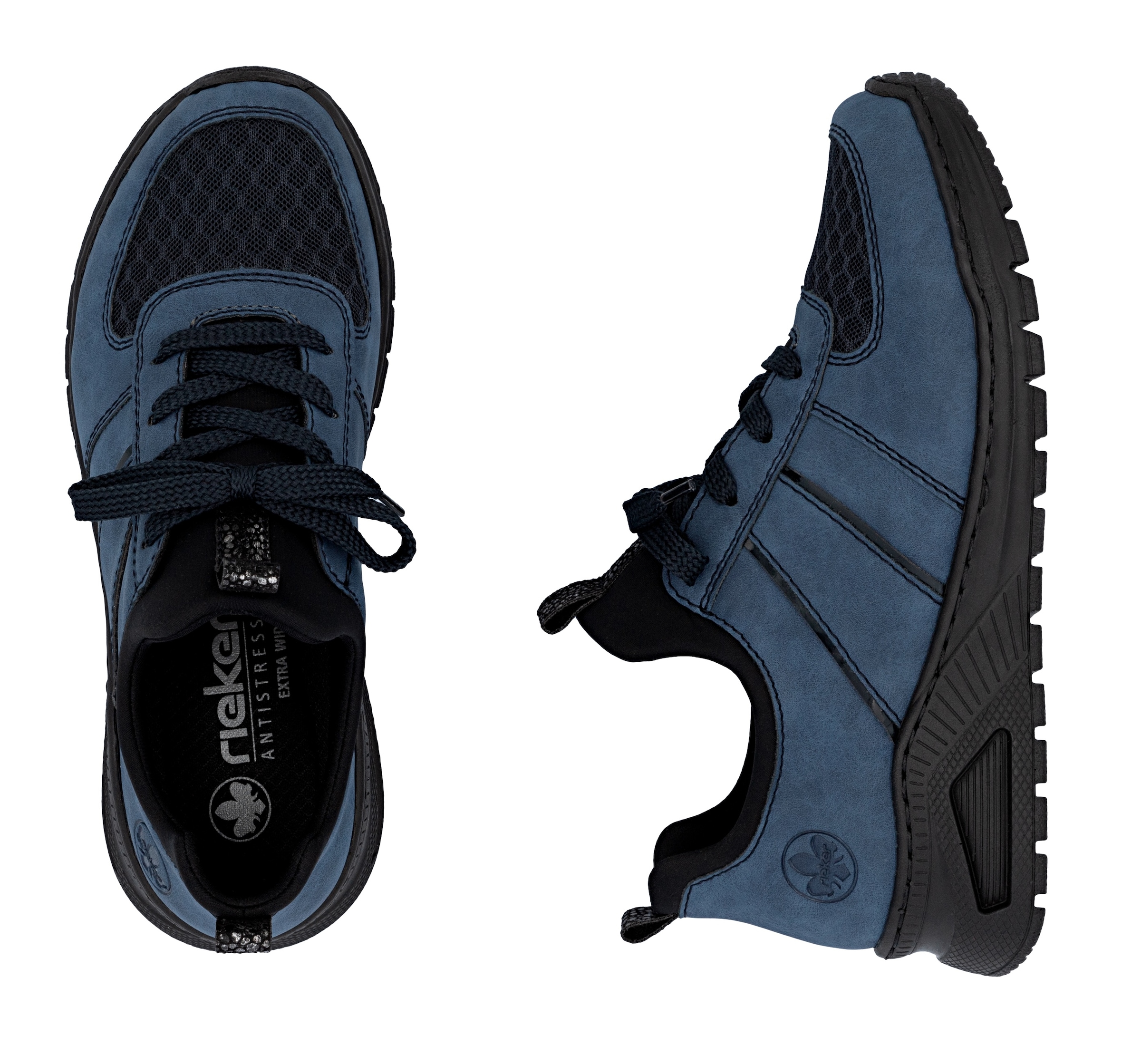 Rieker Slip-On Sneaker  Schlupfschuh, Halbschuh, Freizeitsneaker, weiche MemoSoft-Innensohle