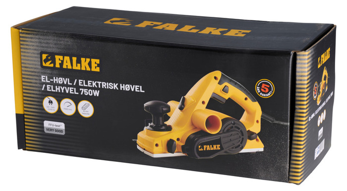Falke elhøvl 750 W