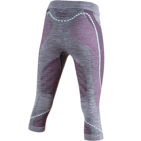 Collant thermique UYN LADY AMBITYON UW PANTS MEDIUM MELANGE BLACK MELANGE/PINK/AQUA