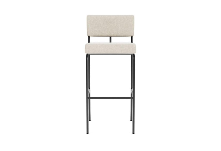 FÉST Monday barkruk 80 zwart Sydney 22 beige