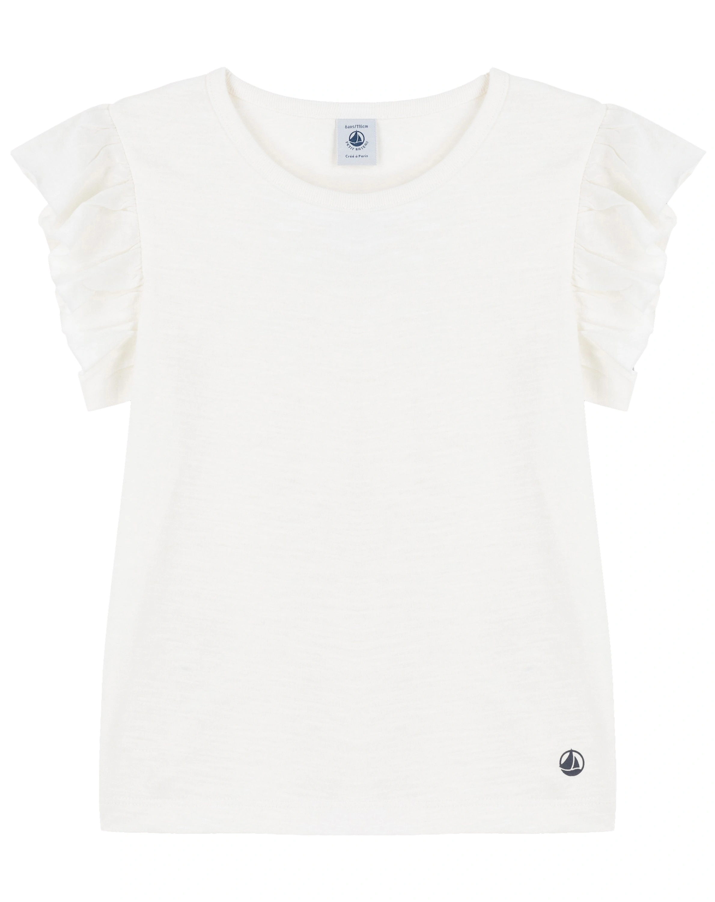 T-Shirt BREZZE mit Flügelärmeln in marshmallow