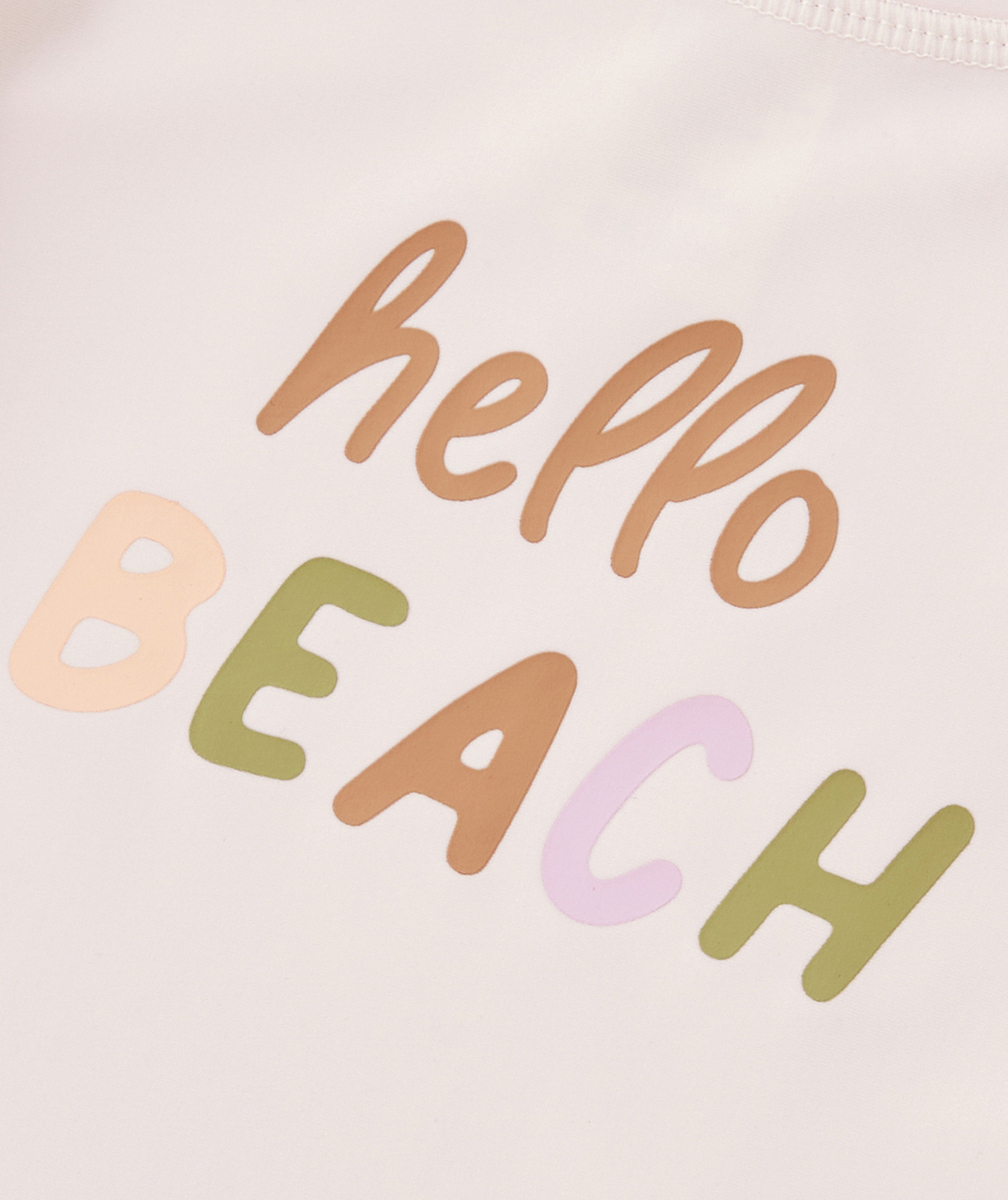 LASSIGT-SHIRT ANTI-UV HELLO BEACH ROSE