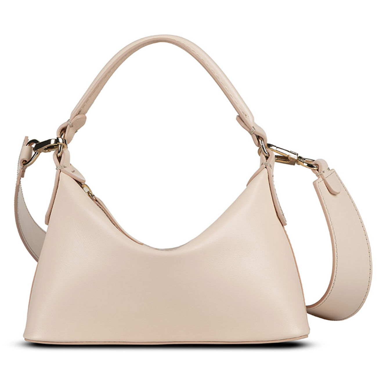 Leonie Hanne x Liu-Jo Sac à main en Cuir Mini Hobo Leonie Hanne X Liu Jo beige - 13x19x7.5 cm
