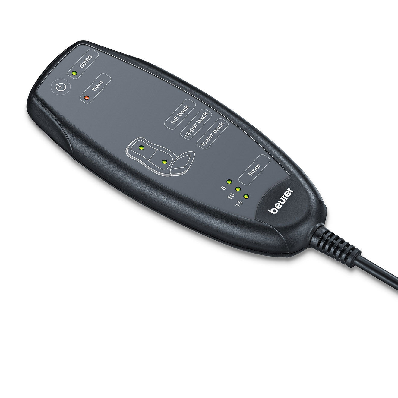 Beurer Housse de siège de massage shiatsu noir - 18W