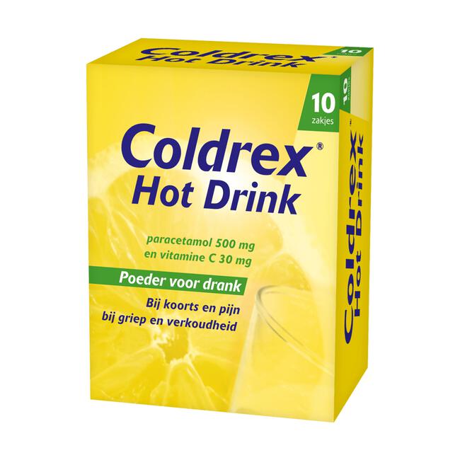 Coldrex Hot Drink bij Griep en Verkoudheid 10 Sachets