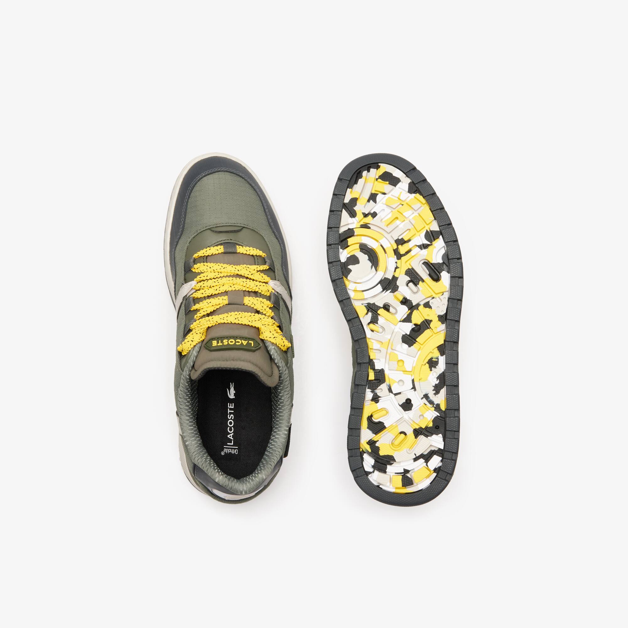 Sneakers Outdoor T-Clip Winter homme en textile Outdoor - Vert - Lacoste - Homme