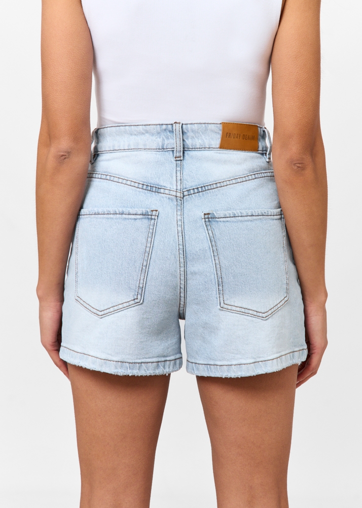 Relaxed short sky blauw