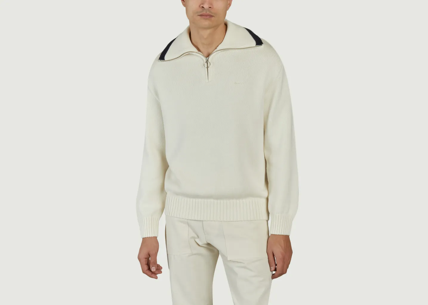 Pull À Demi Zip Gant
