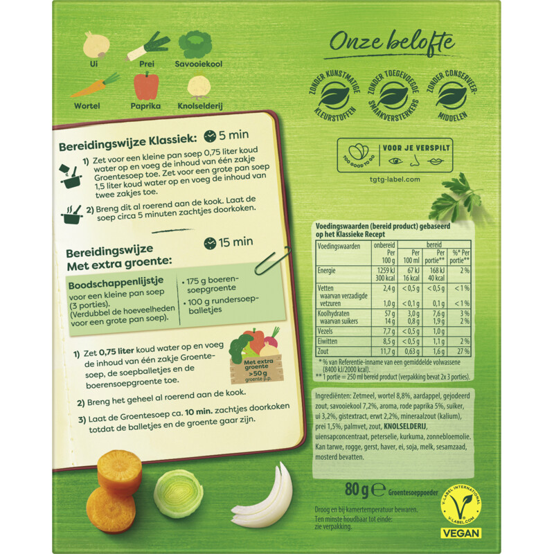 Knorr Mix voor groentesoep