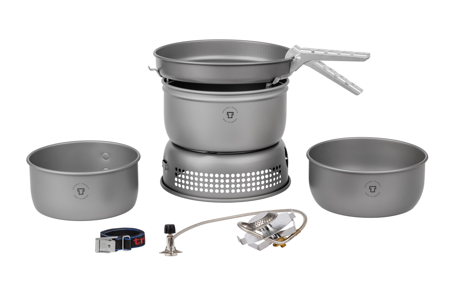 Trangia Trangiakök  25 - 9 UL Campingkochset 3- teilig mit Gasbrenner Set 1