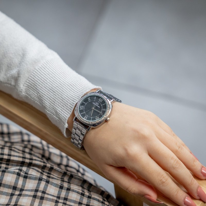 Magnifique Montre Femme Métal Strass GIORGIO
