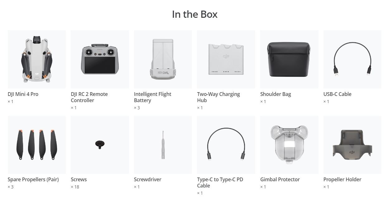 DJI - Mini 4 Pro Fly More Combo (DJI RC 2) (GL)