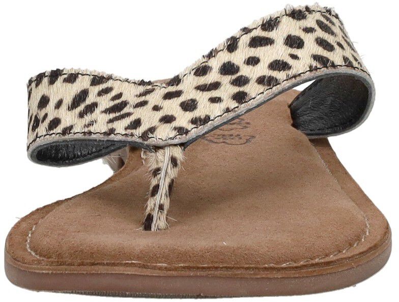 Lazamani Dames slippers gebroken wit