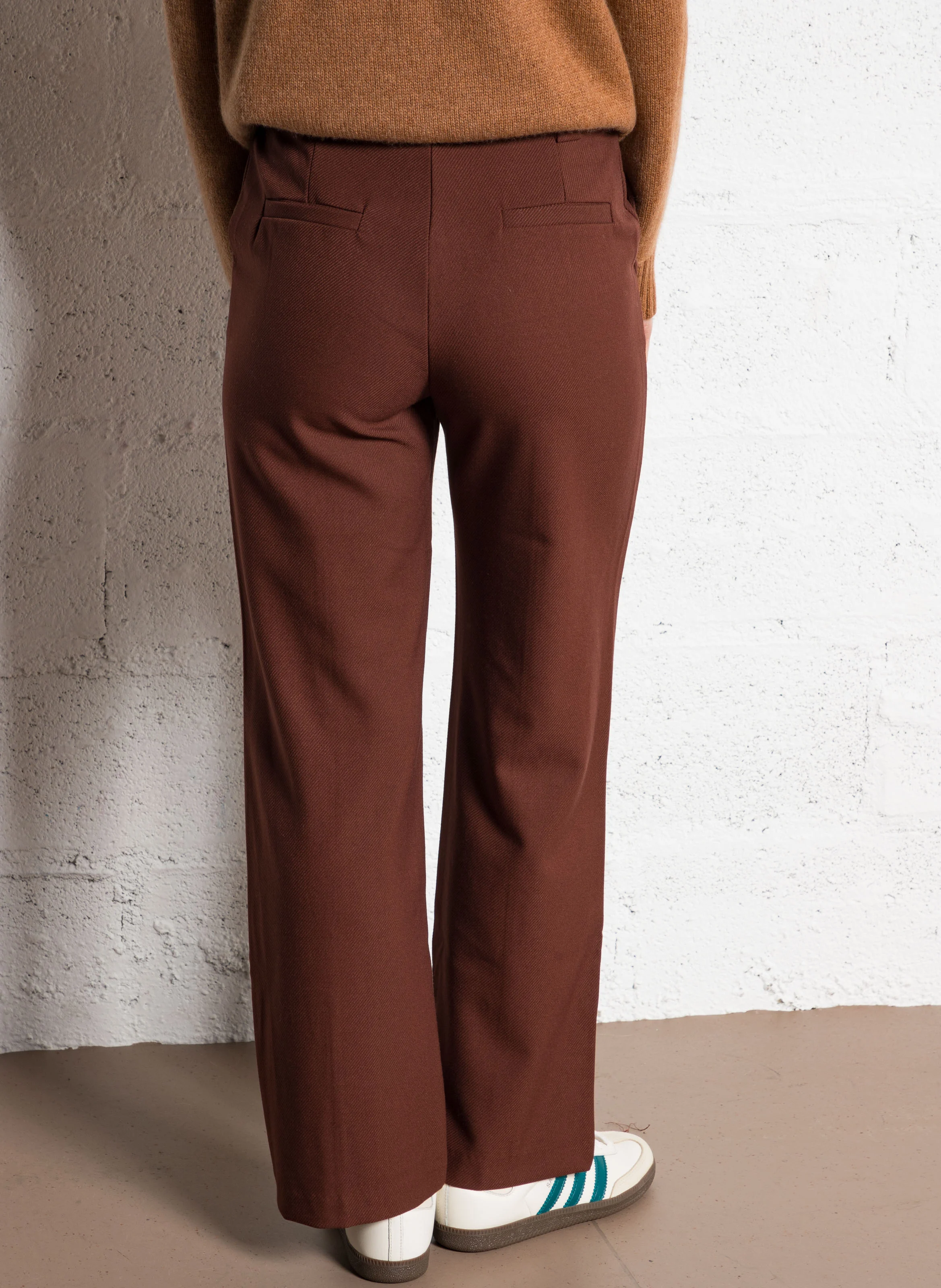 Pantalon droit | Rouge