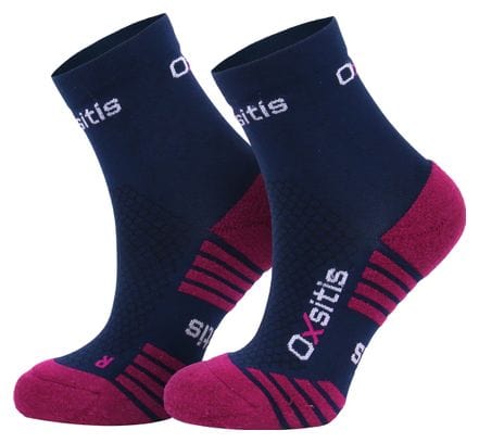 Chaussettes Oxsitis Origin Bleu / Rose