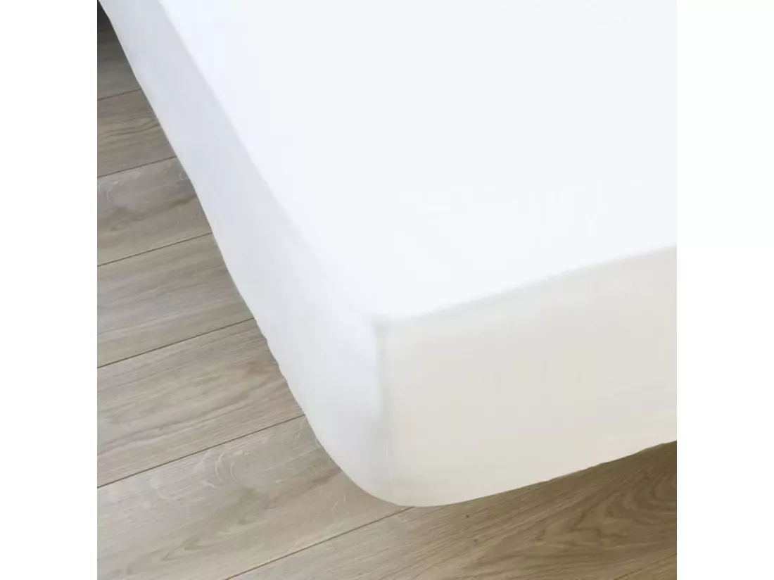 Protège matelas imperméable - 140 x 190 cm - Coton/Polyester