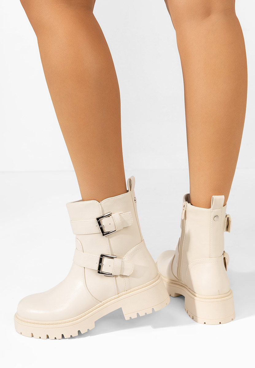 Bottines femme beige Glennie