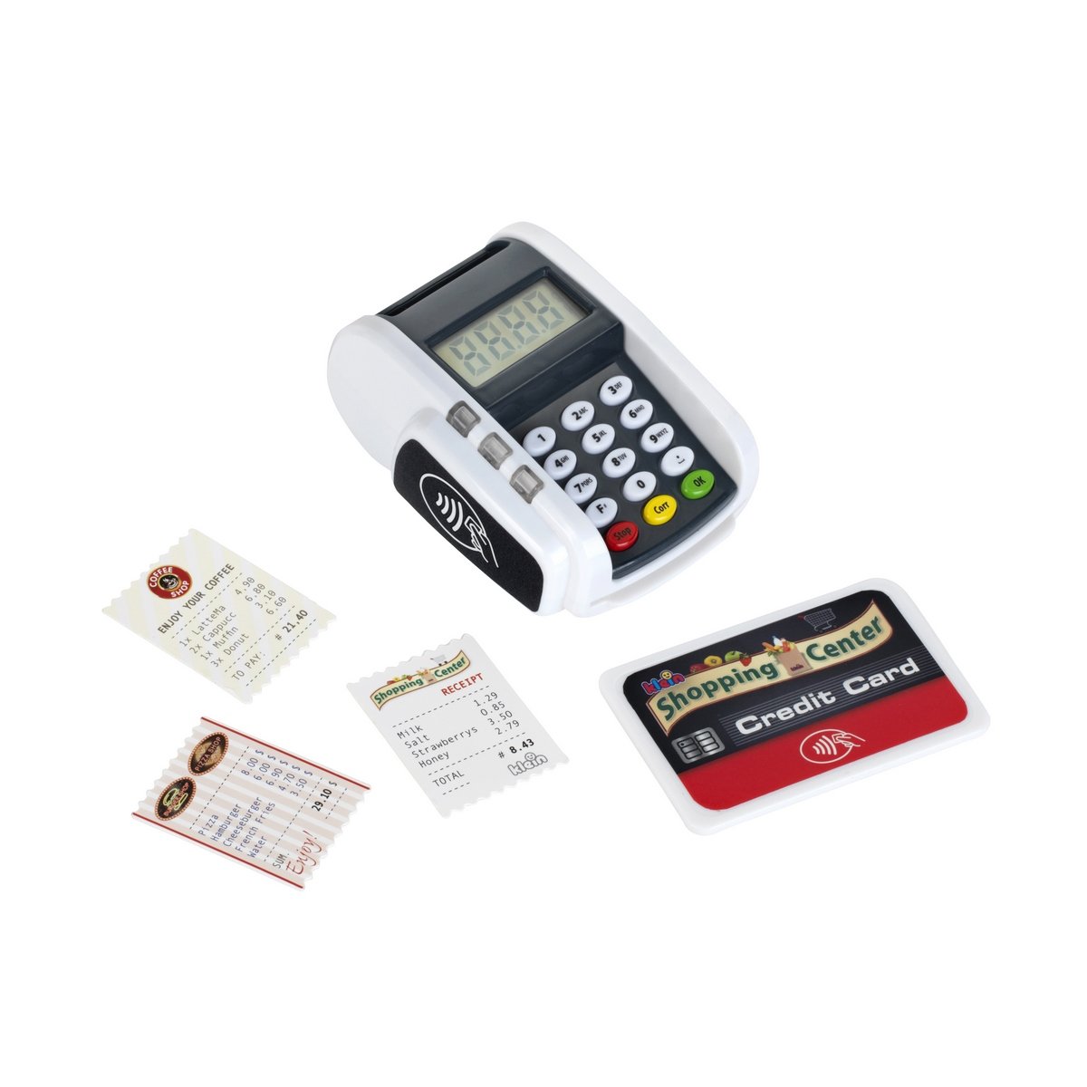 Terminal de paiement avec lumière et son