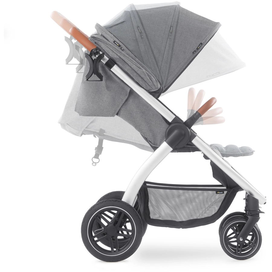 hauck Buggy Uptown Melange Grey