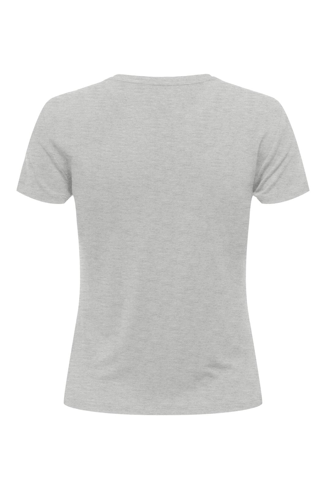 Only Onlfelina S/S O-Neck Top 4670656 light grey melange
