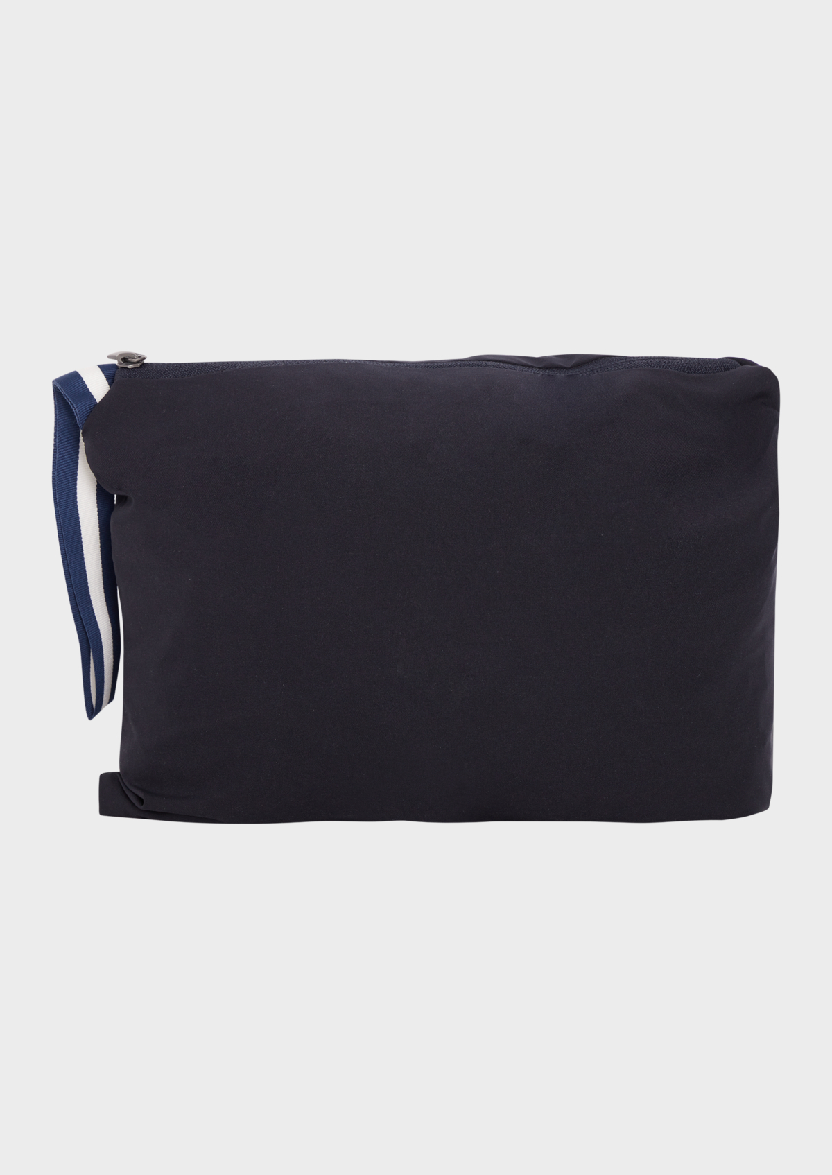 Trench droit de voyage uni bleu marine