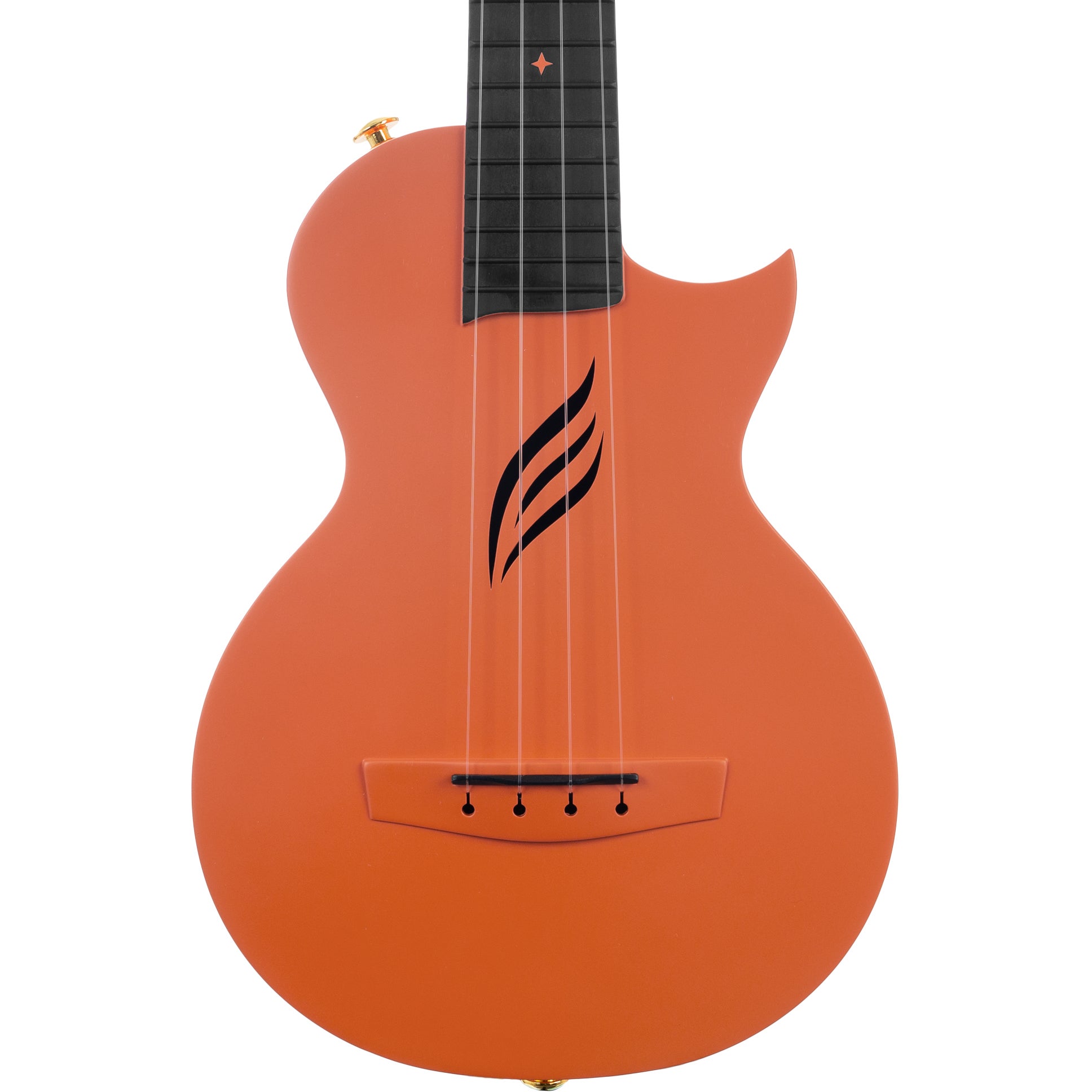 Cascha HH 2289 carbon fiber concert ukelele set oranje