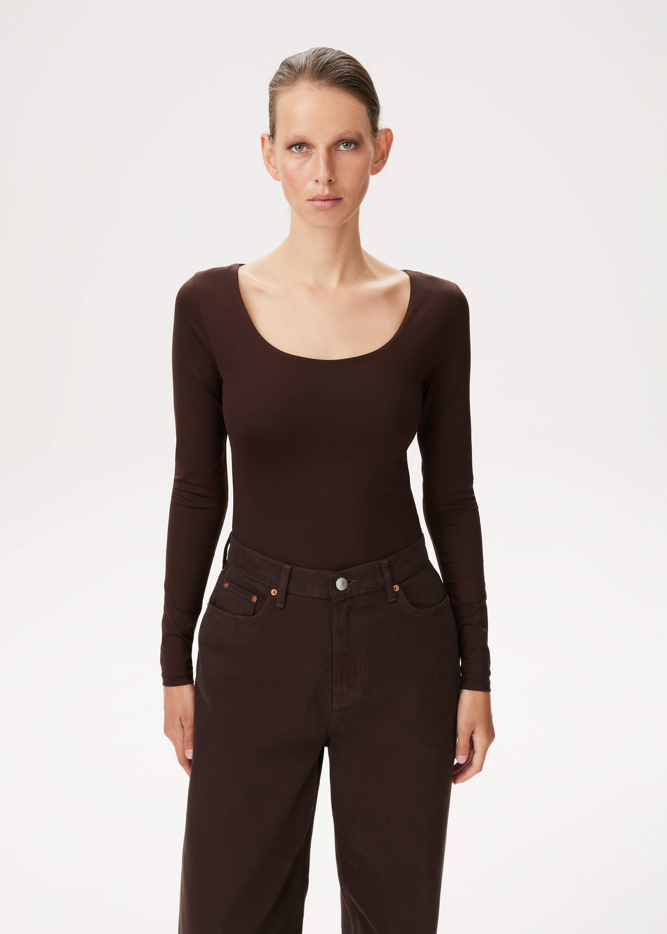 Poly body met lange mouwen
