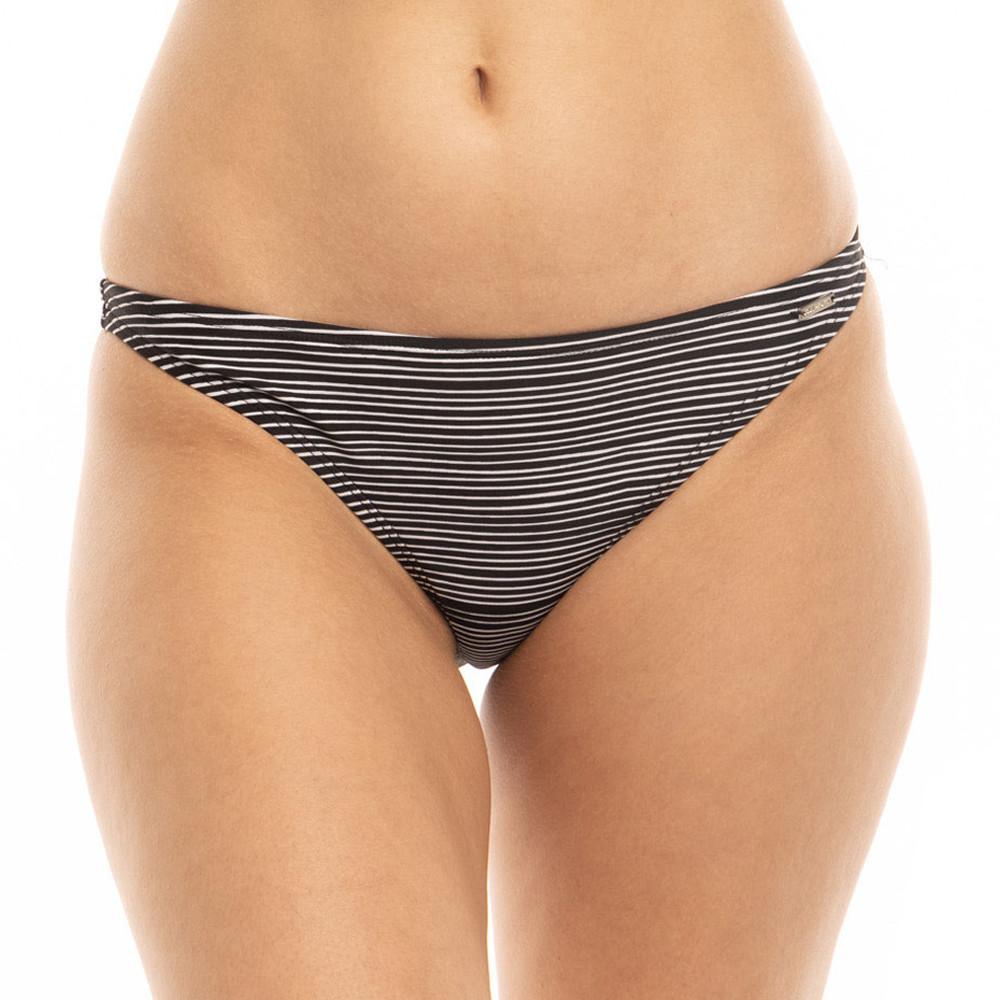 Sun project Bas de Bikini Noir/Rayures Femme Sun Project Tanga