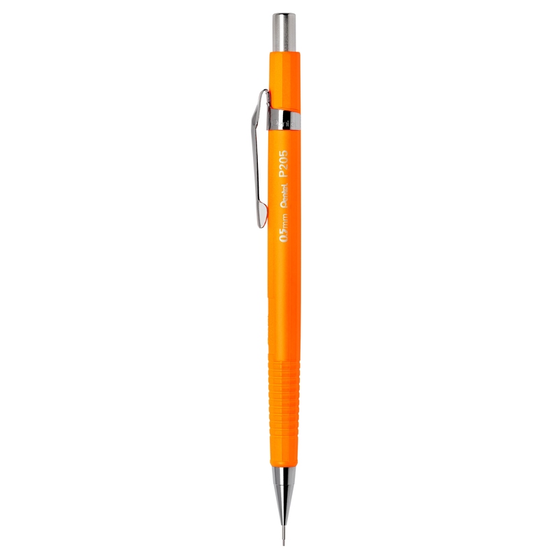 Pentel Druckbleistift P205, 0.5 mm, HB, neonorange