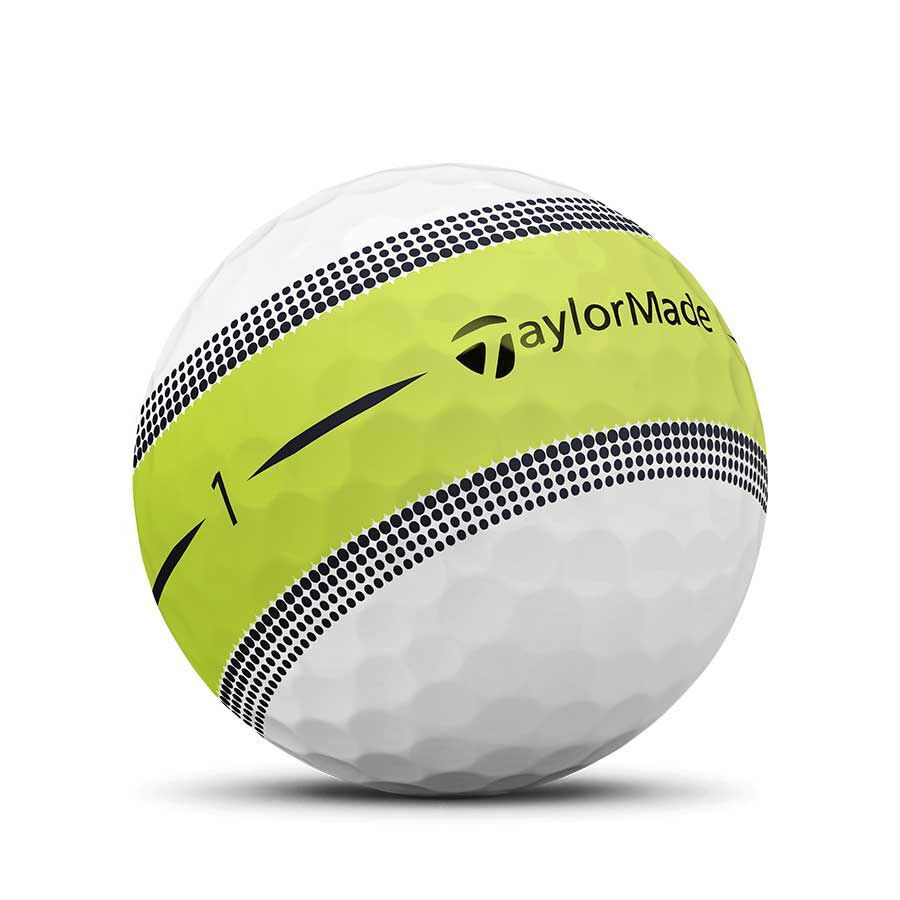 Tour Response Stripe 2023 Golfball Hvit/Gul