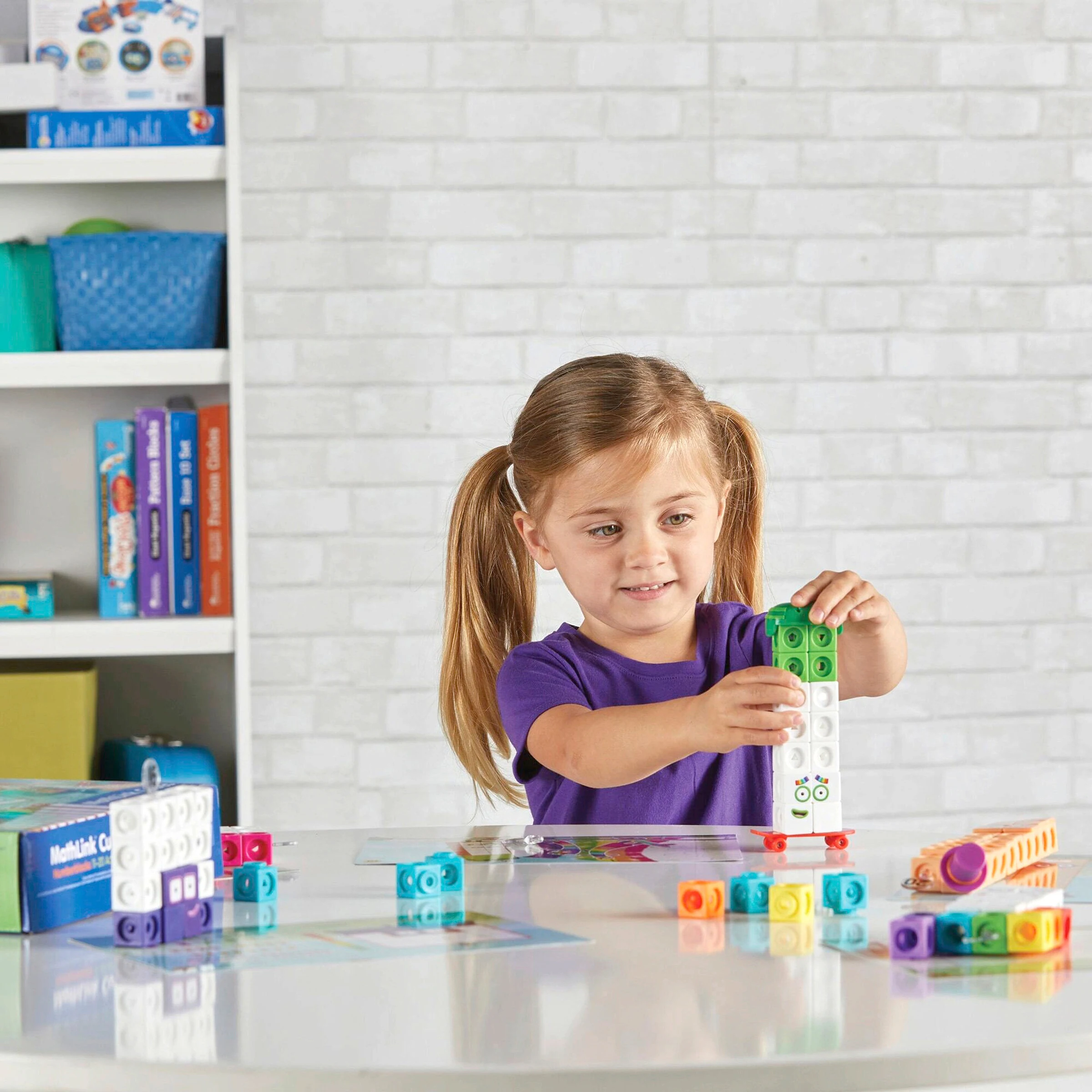 Learning Resources Aktivitätsset MathLink-Steckwürfel Numberblocks 11-20