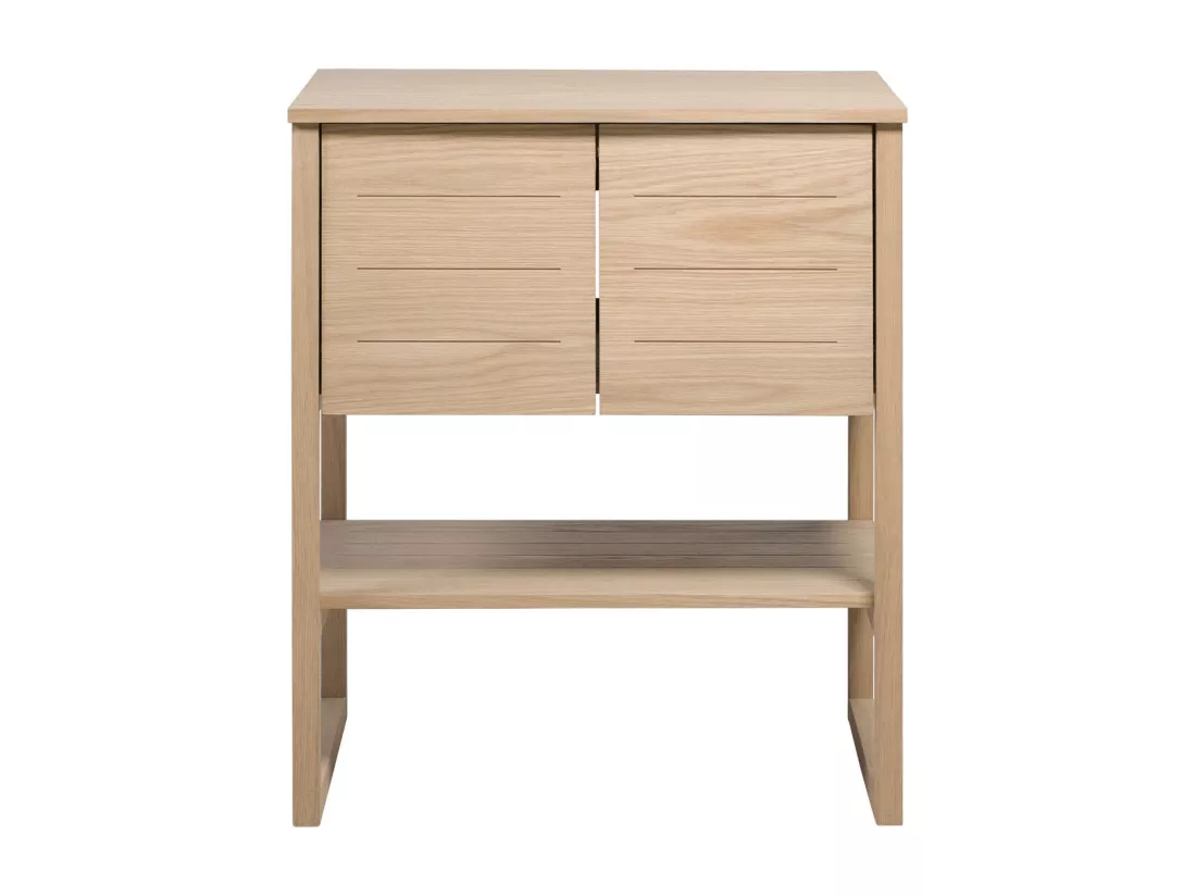Meuble simple vasque chêne 70 cm ATOLL