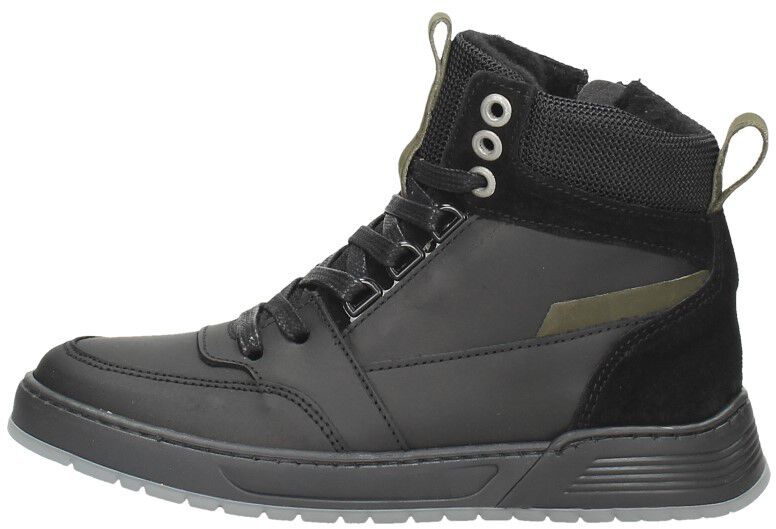 Sub55 Veterschoenen Hoog zwart