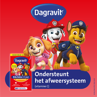 Dagravit Kids Extra 3-5 jaar Multivitaminen Kauwtabletten 60ST